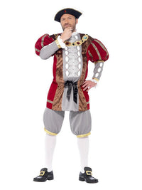 Deluxe Henry VIII Costume, Red Dress Loud