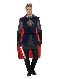 Deluxe King Arthur Costume, Black Dress Loud
