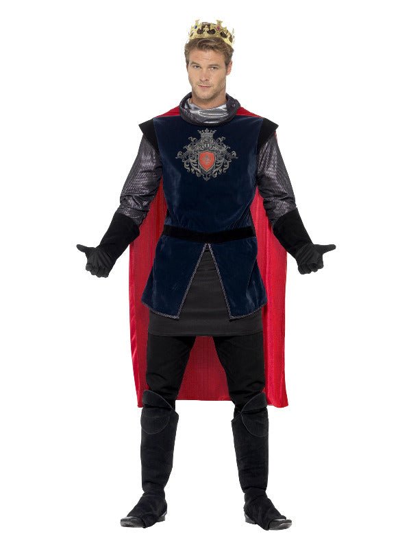 Deluxe King Arthur Costume, Black Dress Loud