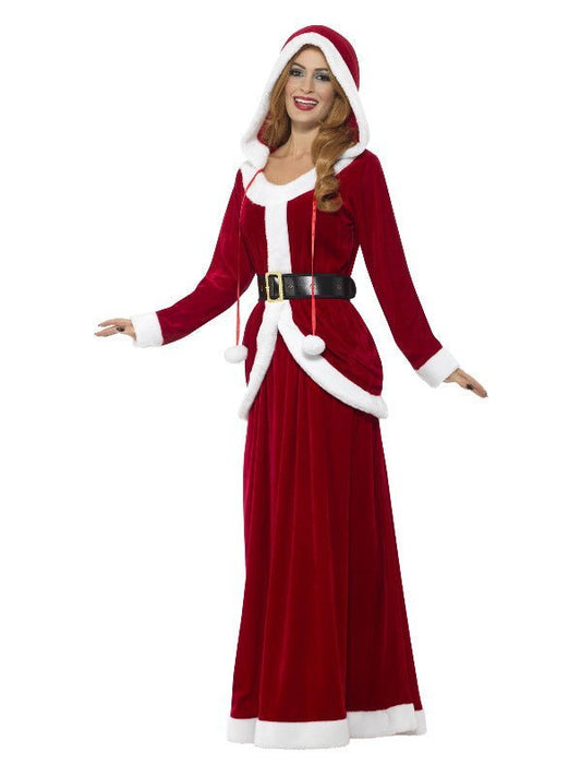 Deluxe Ms Claus Costume, Red Dress Loud