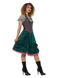 Deluxe Pirate Wench Costume, Multi-Coloured Dress Loud