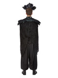Deluxe Raven King Costume, Black Dress Loud
