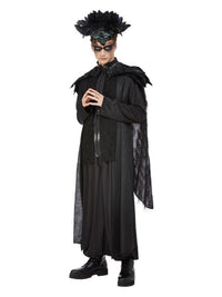 Deluxe Raven King Costume, Black Dress Loud