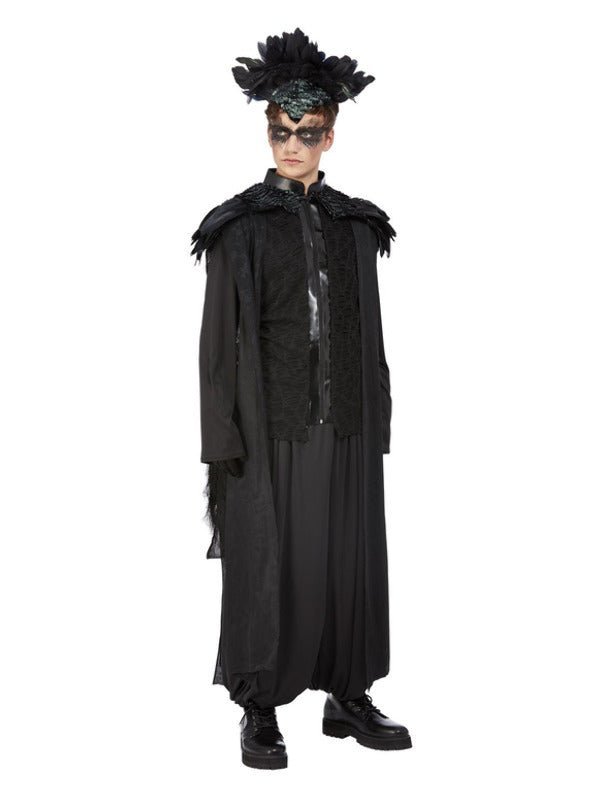 Deluxe Raven King Costume, Black Dress Loud