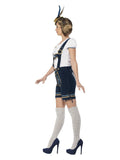 Deluxe Traditional Bavarian Costume, Blue Dress Loud