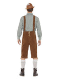 Deluxe Traditional Hans Bavarian Costume, Green Dress Loud