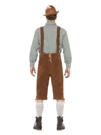 Deluxe Traditional Hans Bavarian Costume, Green Dress Loud