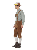 Deluxe Traditional Hans Bavarian Costume, Green Dress Loud