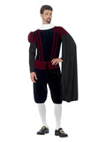 Deluxe Tudor Lord Costume, Black Dress Loud