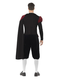 Deluxe Tudor Lord Costume, Black Dress Loud
