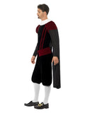 Deluxe Tudor Lord Costume, Black Dress Loud