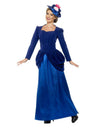 Deluxe Victorian Vixen Costume, Blue
