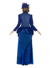 Deluxe Victorian Vixen Costume, Blue Dress Loud