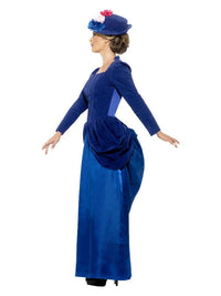 Deluxe Victorian Vixen Costume, Blue Dress Loud