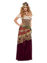 Deluxe Voodoo Priestess Costume, Multi-Coloured