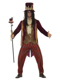Deluxe Voodoo Witch Doctor Costume, Red Dress Loud