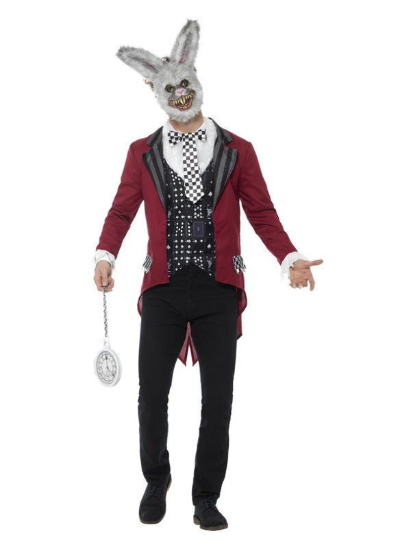 Deluxe White Rabbit Costume, Red Dress Loud