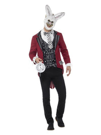 Deluxe White Rabbit Costume, Red Dress Loud