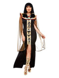 Egyptian Goddess Costume, Black Dress Loud