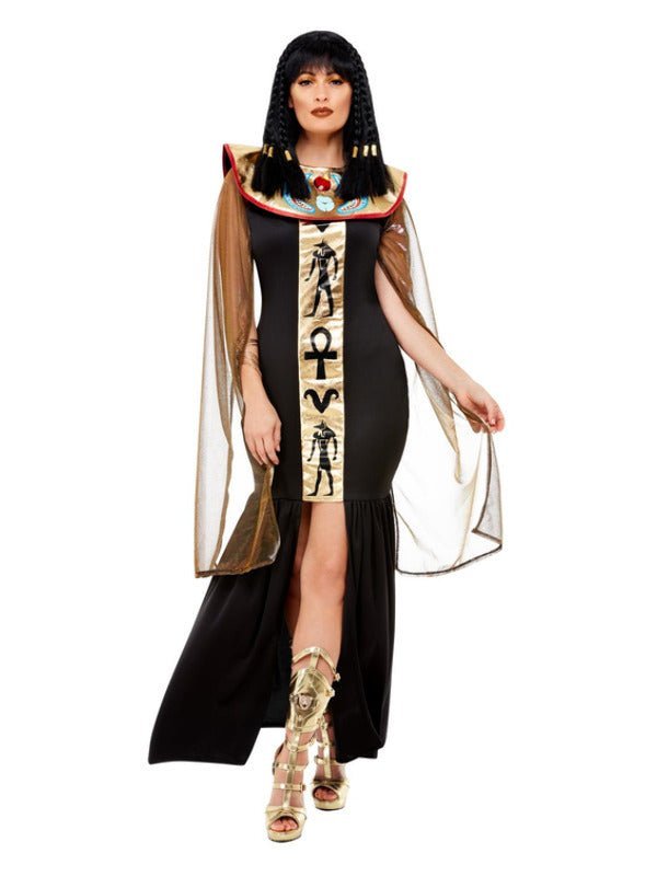 Egyptian Goddess Costume, Black Dress Loud