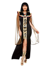 Egyptian Goddess Costume, Black Dress Loud