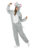 Elephant Costume, Grey Dress Loud