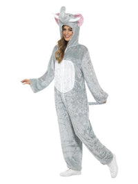 Elephant Costume, Grey Dress Loud