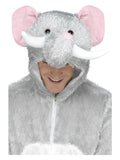 Elephant Costume, Grey Dress Loud