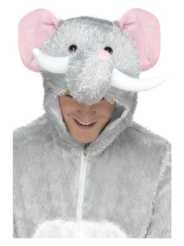 Elephant Costume, Grey Dress Loud