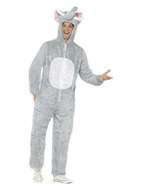 Elephant Costume, Grey Dress Loud