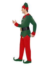 Elf Costume, Red & Green Dress Loud