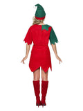 Elf Costume, Red & Green Dress Loud