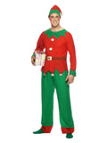 Elf Costume, Red & Green Dress Loud