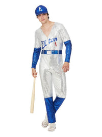 Elton John Deluxe Sequin Baseball Costume Dress Loud