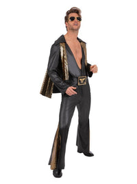 Elvis Black Jumpsuit Dress Loud