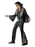 Elvis Costume, Black & Gold Dress Loud