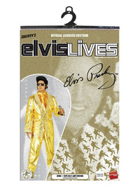 Elvis Costume, Gold Dress Loud