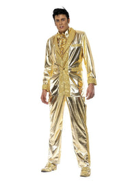 Elvis Costume, Gold Dress Loud