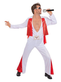 Elvis White Jumpsuit Dress Loud