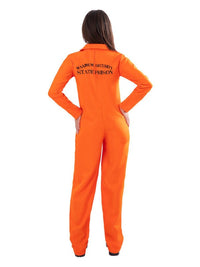 Escaped Prisoner Costume, Orange Dress Loud
