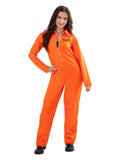 Escaped Prisoner Costume, Orange Dress Loud