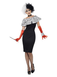 Evil Madame Costume, Black Dress Loud