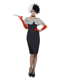 Evil Madame Costume, Black Dress Loud