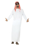 Fake Sheikh Costume, White Dress Loud