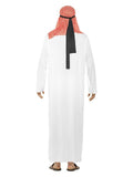 Fake Sheikh Costume, White Dress Loud