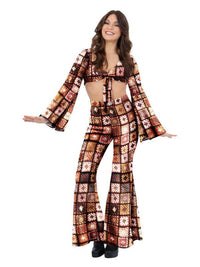 Fever 60s Vintage Crochet Costume Dress Loud