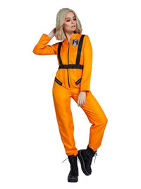 Fever Astronaut Costume, Orange Dress Loud