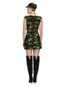 Fever Combat Girl Costume, Camouflage Green