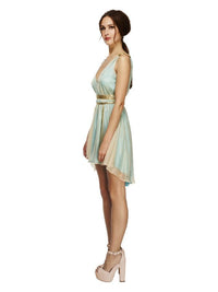 Fever Grecian Queen Costume, Blue Dress Loud