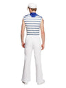Fever Male French Sailor Costume, White